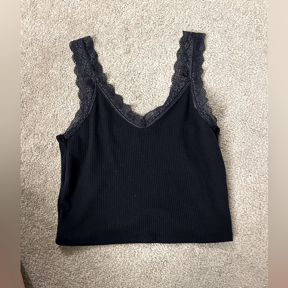 Navy American Eagle lacey tank